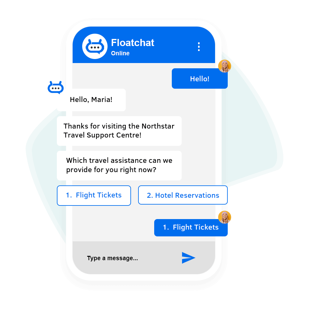 Customer Service Floatchat example Template for Is Best For business