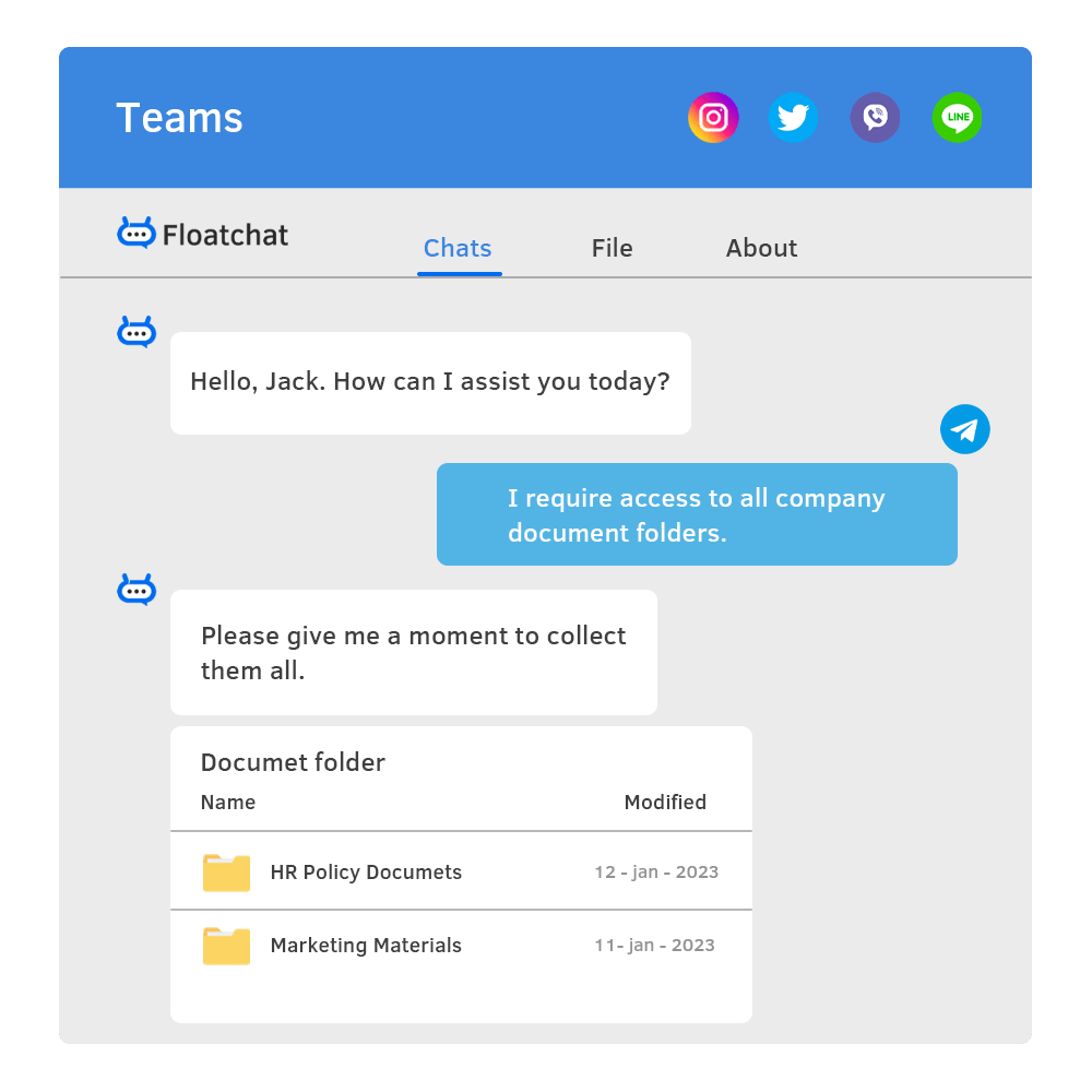 Chatbot Builder with Live Chat Advanced Features | FloatChat